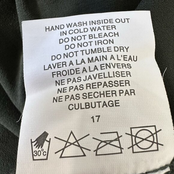 Sympli Re-Zip Midi Skirt Size 10 Green Juniper Classic Pull on Straight - Picture 12 of 13